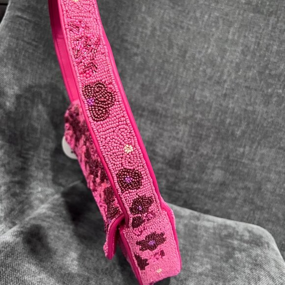 Staud Tommy Beaded Shoulder Bag Blossom Garden Party - Picture 6 of 12